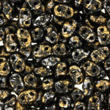 Matubo MiniDuo Perlen 4x2.5mm Tweedy gold
